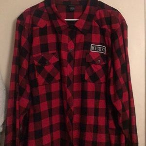 Mickey Mouse flannel